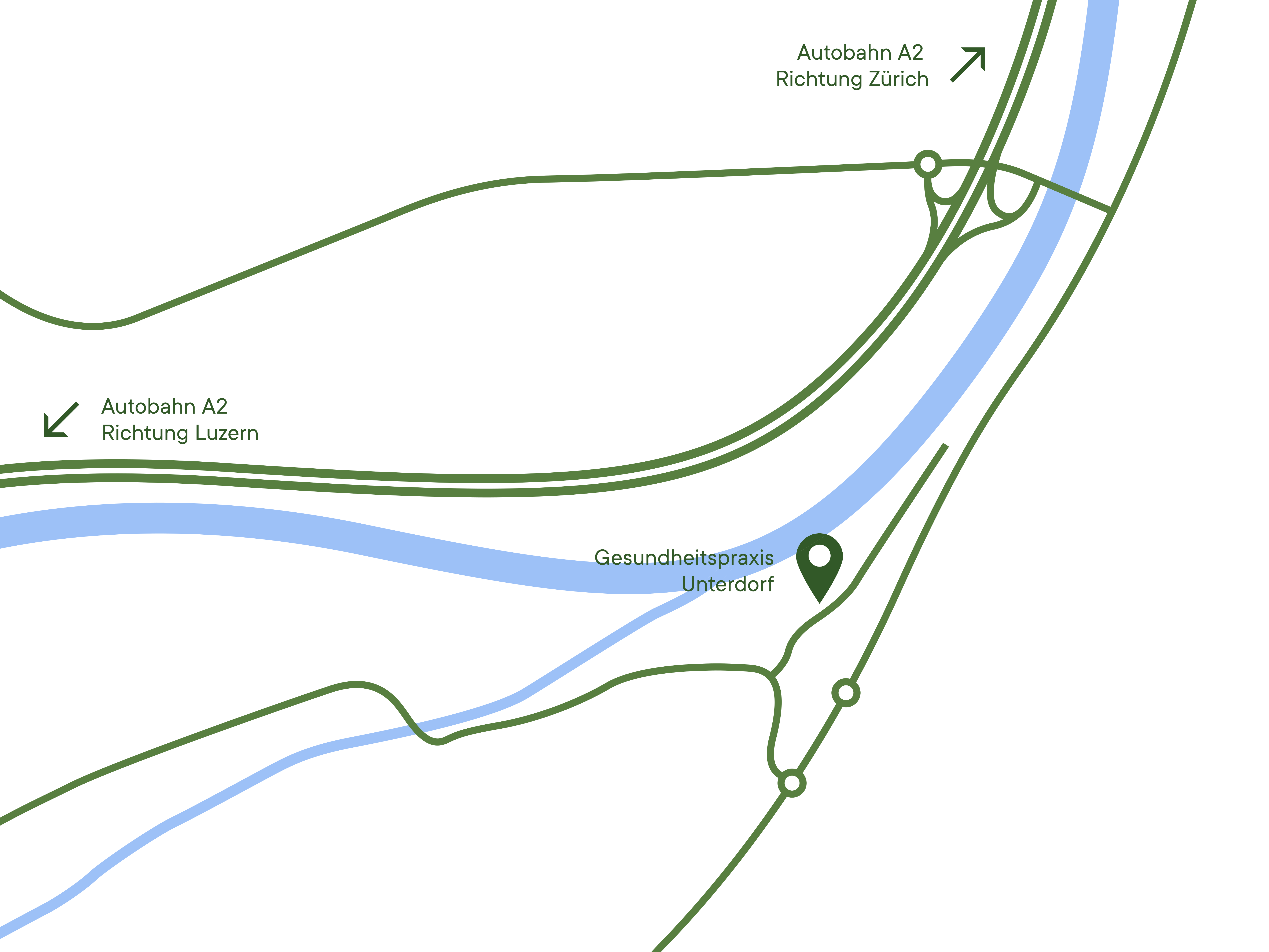 Standort Gesundheitspraxis Unterdorf